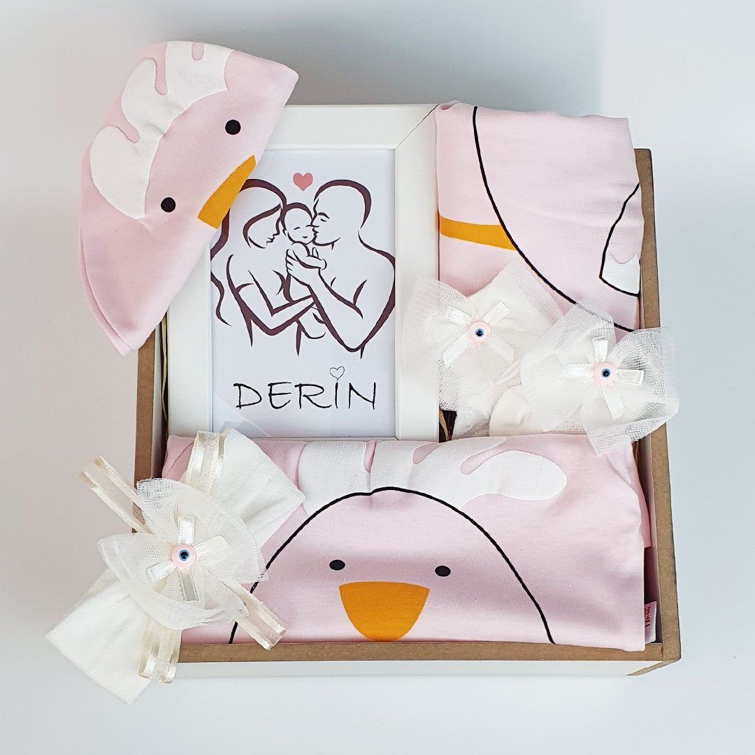Bebeğe Özel Hoşgeldin Bebek Yenidoğan Hediye Seti 19
